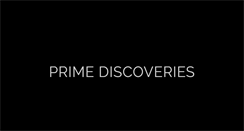 Desktop Screenshot of primediscoveries.com