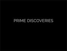 Tablet Screenshot of primediscoveries.com